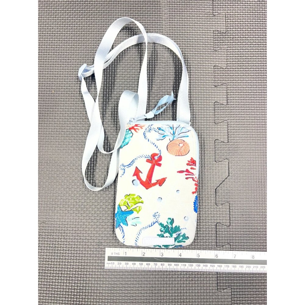 Vera Bradley Coastal Nautical Crossbody Wallet Bag With Rfid Protection